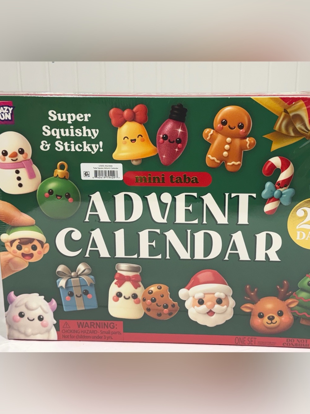 Crazy Fun Mini Taba Advent Calendar 24 days Brand New